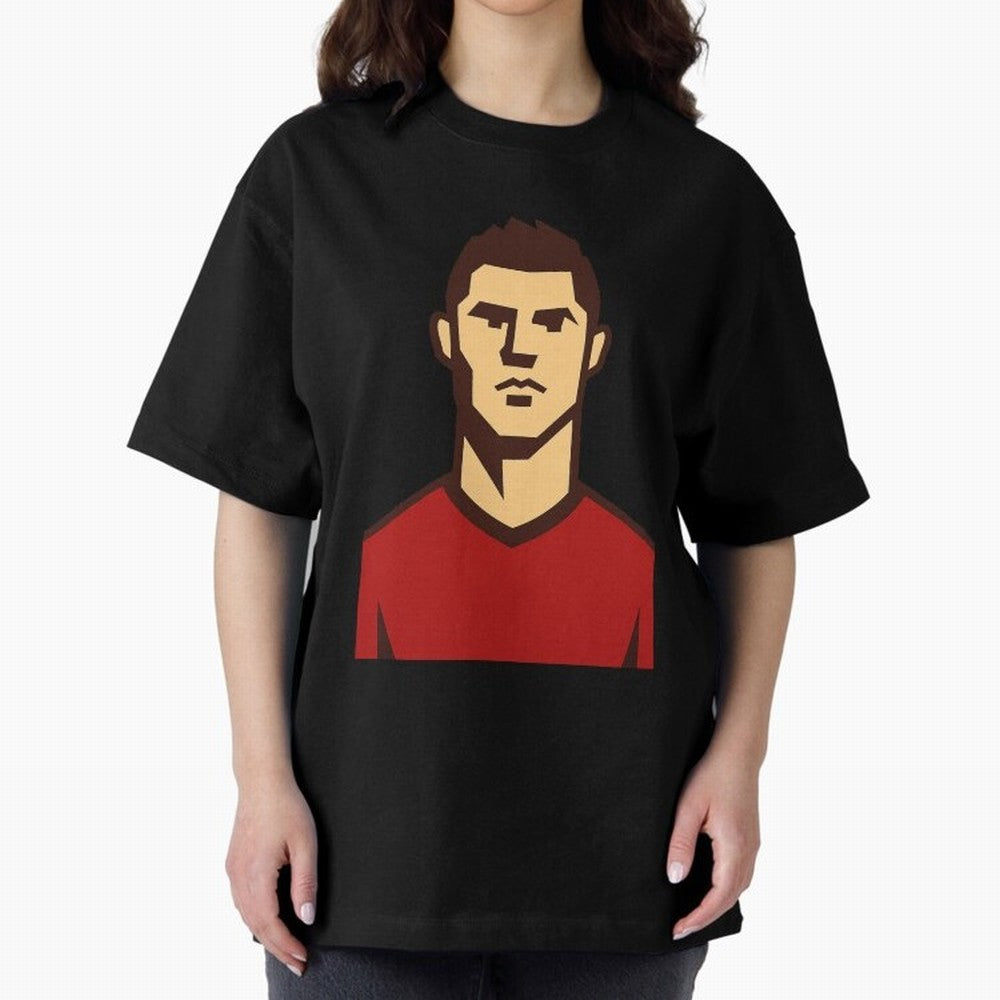 cristiano 2 Oversized T-Shirt Show Fan Pride Across FIFA World Cup 2026 for Fans of Messi and Cristiano Ronaldo and Brazil, Bringing Classic Soccer Heritage, Championship Pressure, Fan Loyalty and International Pride; Ideal for Fans Who Follow