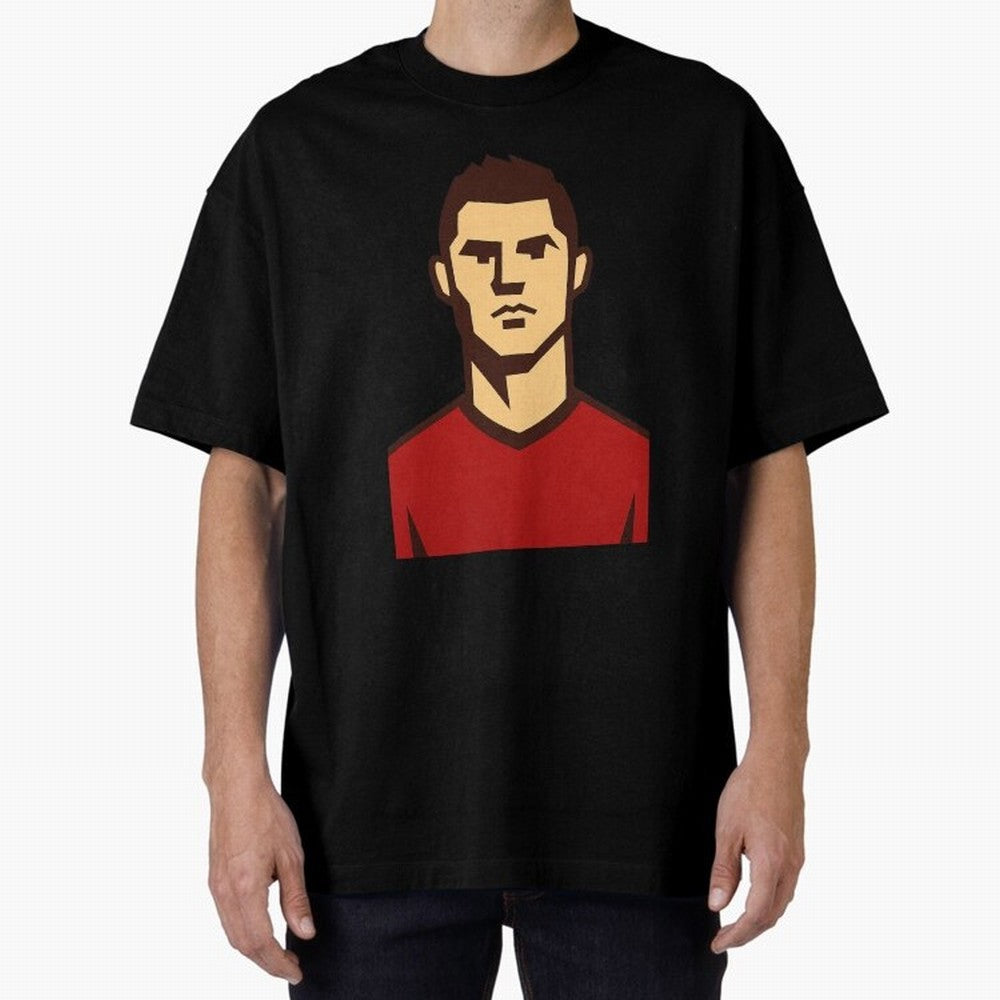 cristiano 2 Oversized T-Shirt Show Fan Pride Across FIFA World Cup 2026 for Fans of Messi and Cristiano Ronaldo and Brazil, Bringing Classic Soccer Heritage, Championship Pressure, Fan Loyalty and International Pride; Ideal for Fans Who Follow