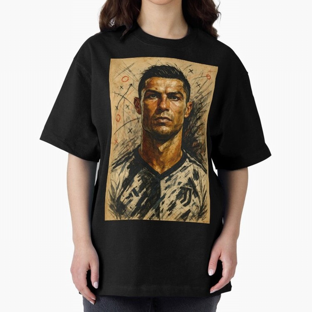 The Architect of Victory Oversized T-Shirt Celebrate Rivalries and Pride in FIFA World Cup 2026 USA Canada Mexico for Fans of CR7 and Messi and Netherlands, Bringing Global Supporter Spirit, Legendary Goals, National Colors and Tournament