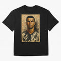 The Architect of Victory Oversized T-Shirt Celebrate Rivalries and Pride in FIFA World Cup 2026 USA Canada Mexico for Fans of CR7 and Messi and Netherlands, Bringing Global Supporter Spirit, Legendary Goals, National Colors and Tournament