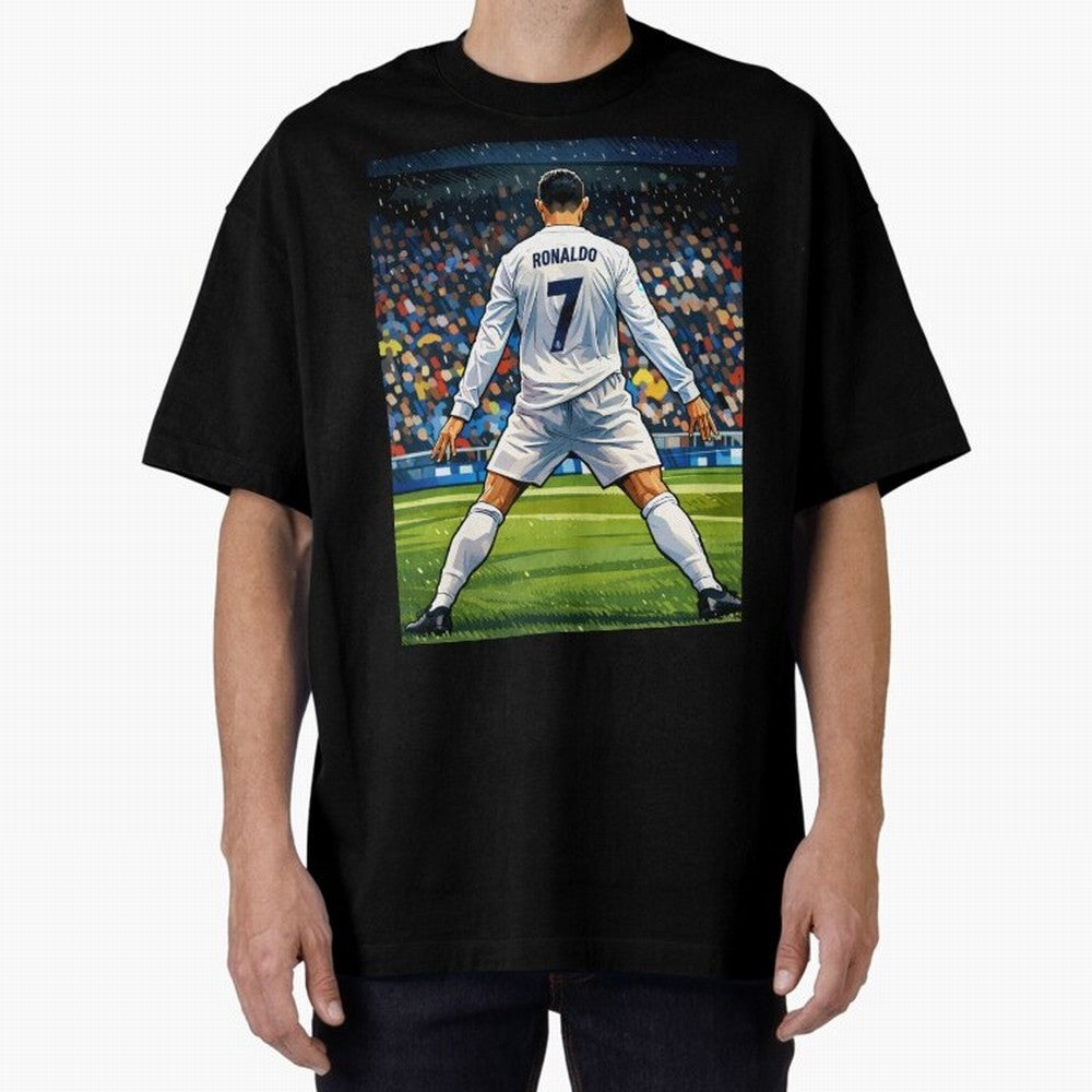 CR7 Oversized T-Shirt Support Iconic Players in the FIFA World Cup 2026 Group Stage Journey through Cristiano Ronaldo, Haaland and CR7 Highlights, Argentina Pride, Football Passion, Legendary Performances, Festival Vibes and Supporter Community;