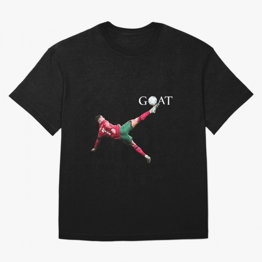 GOAT in Motion: Ronaldo's Iconic Bicycle Kick Oversized T-Shirt Carry National Pride through FIFA World Cup 2026 USA Canada Mexico Spirit, Inspired by Germany, Mbappe and Neymar, Game Day Rituals, Football Legends, Country Pride and the Road to the