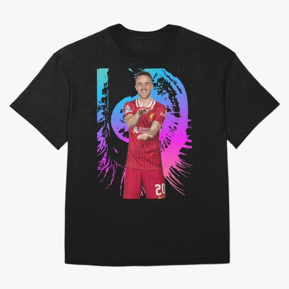 Diogo Jota Oversized T-Shirt Enjoy the Biggest Football Party of FIFA World Cup 2026 USA Canada Mexico for Fans of Messi and Argentina and Brazil, Bringing Sports Nostalgia, International Competition, Famous Players and Unforgettable Victories;