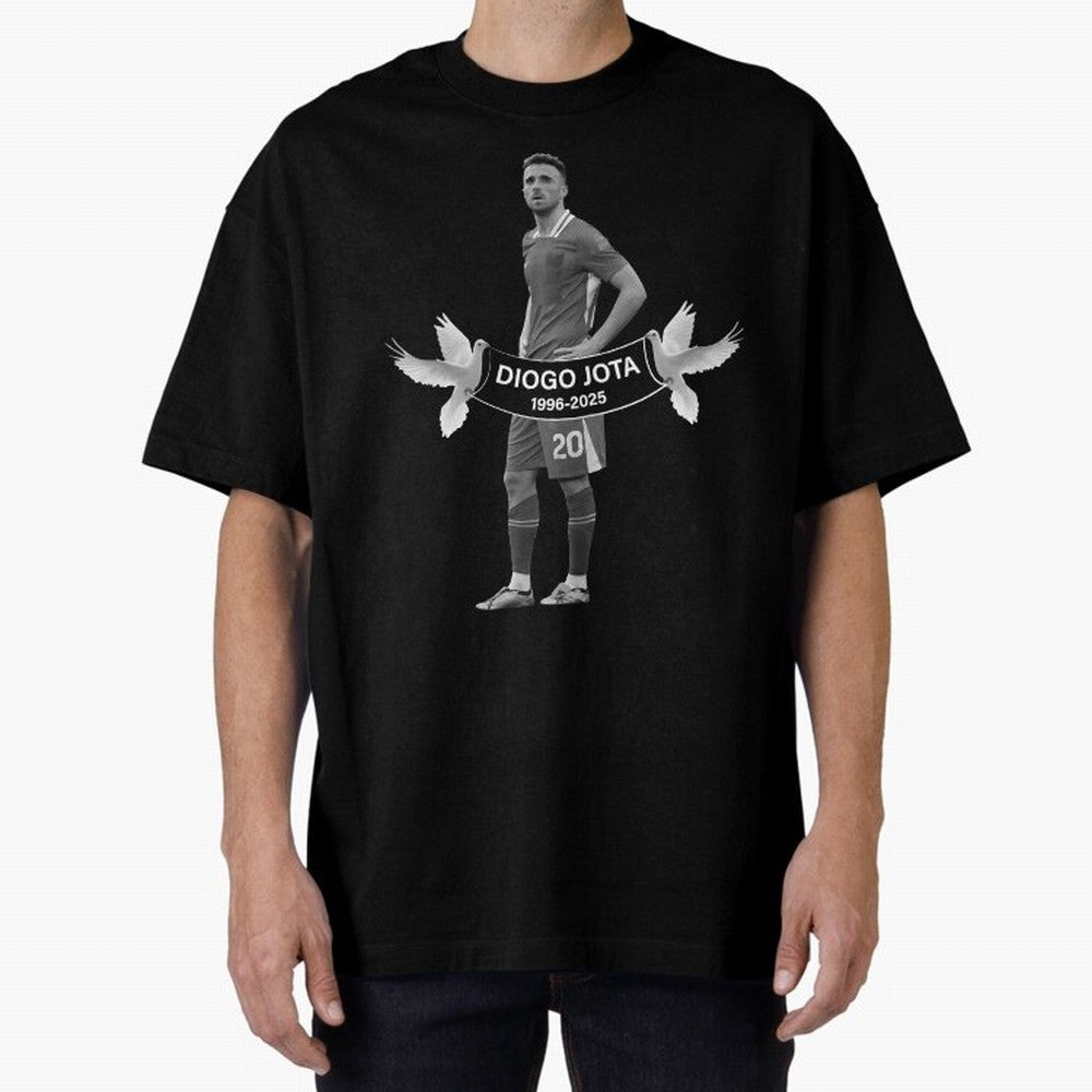 Diogo Jota Oversized T-Shirt Bring Bold Fan Energy to FIFA World Cup 2026 USA Canada Mexico Spirit, Celebrating Portugal, Spain and Germany, Messi and Cristiano Ronaldo, Retro Football Energy, Iconic Rivalries, Trophy Chase Drama and Stadium