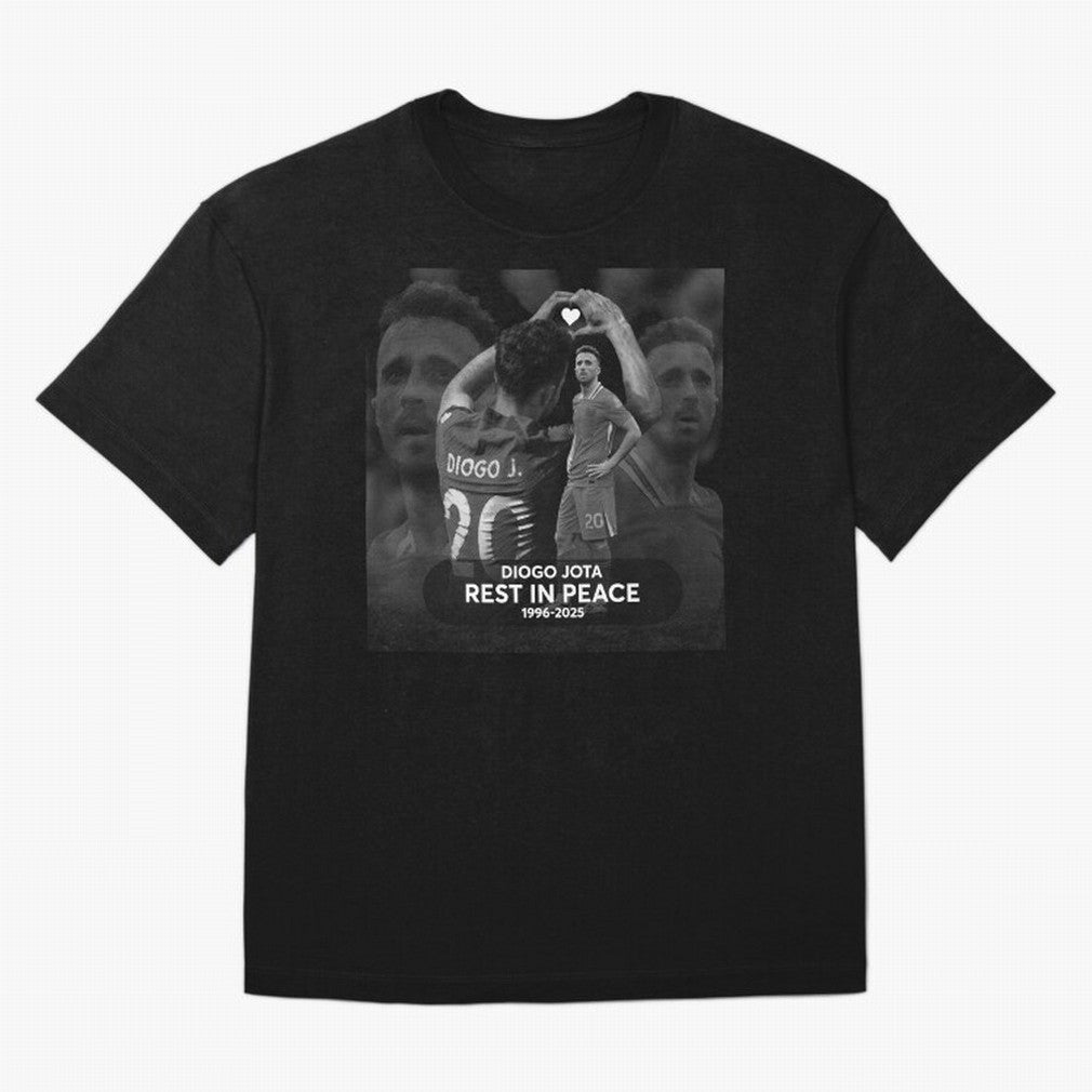 Diogo Jota rest in peace Oversized T-Shirt Celebrate Classic Football Spirit in FIFA World Cup 2026 for Fans of Neymar and Spain, Bringing Tournament Hype, Historic Matchups, Family Viewing Parties and Global Sports Pride; Perfect for Supporters