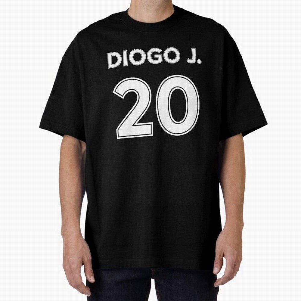 Diogo Jota number 20 Oversized T-Shirt Step into FIFA World Cup 2026 for Fans of Cristiano Ronaldo and France and Portugal, Bringing Retro Football Energy, Iconic Rivalries, Trophy Chase Drama and Stadium Atmosphere; Great for Supporters Who Love