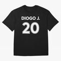 Diogo Jota number 20 Oversized T-Shirt Step into FIFA World Cup 2026 for Fans of Cristiano Ronaldo and France and Portugal, Bringing Retro Football Energy, Iconic Rivalries, Trophy Chase Drama and Stadium Atmosphere; Great for Supporters Who Love