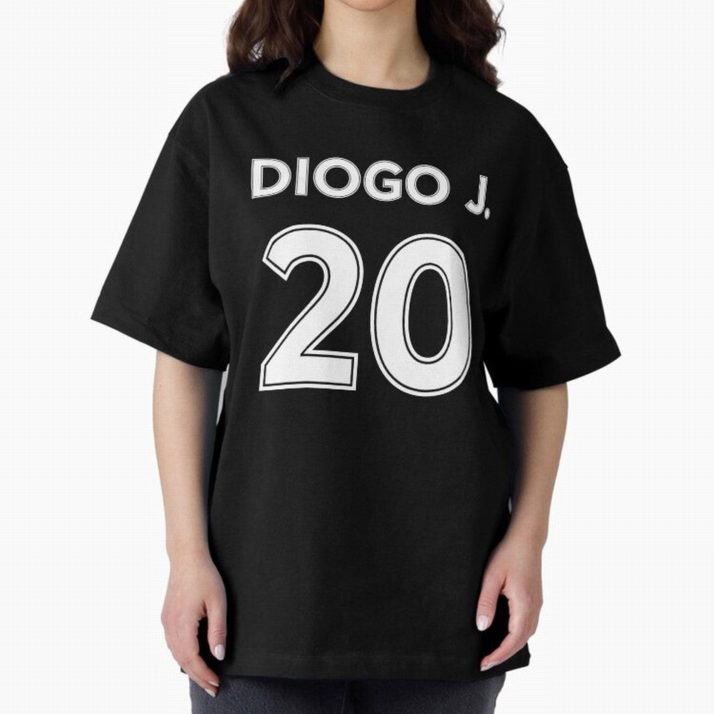 Diogo Jota number 20 Oversized T-Shirt Step into FIFA World Cup 2026 for Fans of Cristiano Ronaldo and France and Portugal, Bringing Retro Football Energy, Iconic Rivalries, Trophy Chase Drama and Stadium Atmosphere; Great for Supporters Who Love