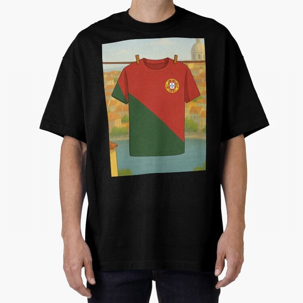 Our Love for Portugal Will never fade Oversized T-Shirt Capture Stadium Memories from the FIFA World Cup 2026 Group Stage Journey through Neymar Highlights, Portugal, Spain and Germany Pride, Soccer Culture, Superstar Moments, National Team Dreams