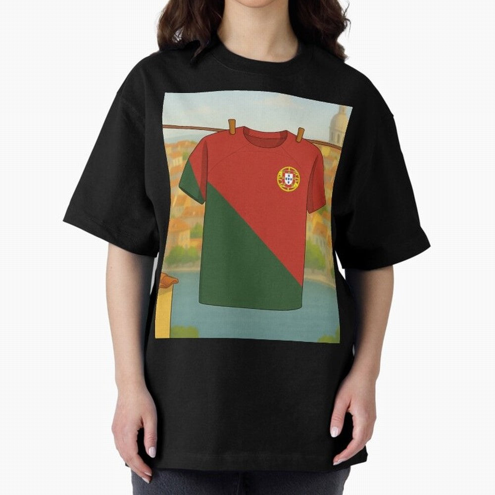 Our Love for Portugal Will never fade Oversized T-Shirt Capture Stadium Memories from the FIFA World Cup 2026 Group Stage Journey through Neymar Highlights, Portugal, Spain and Germany Pride, Soccer Culture, Superstar Moments, National Team Dreams