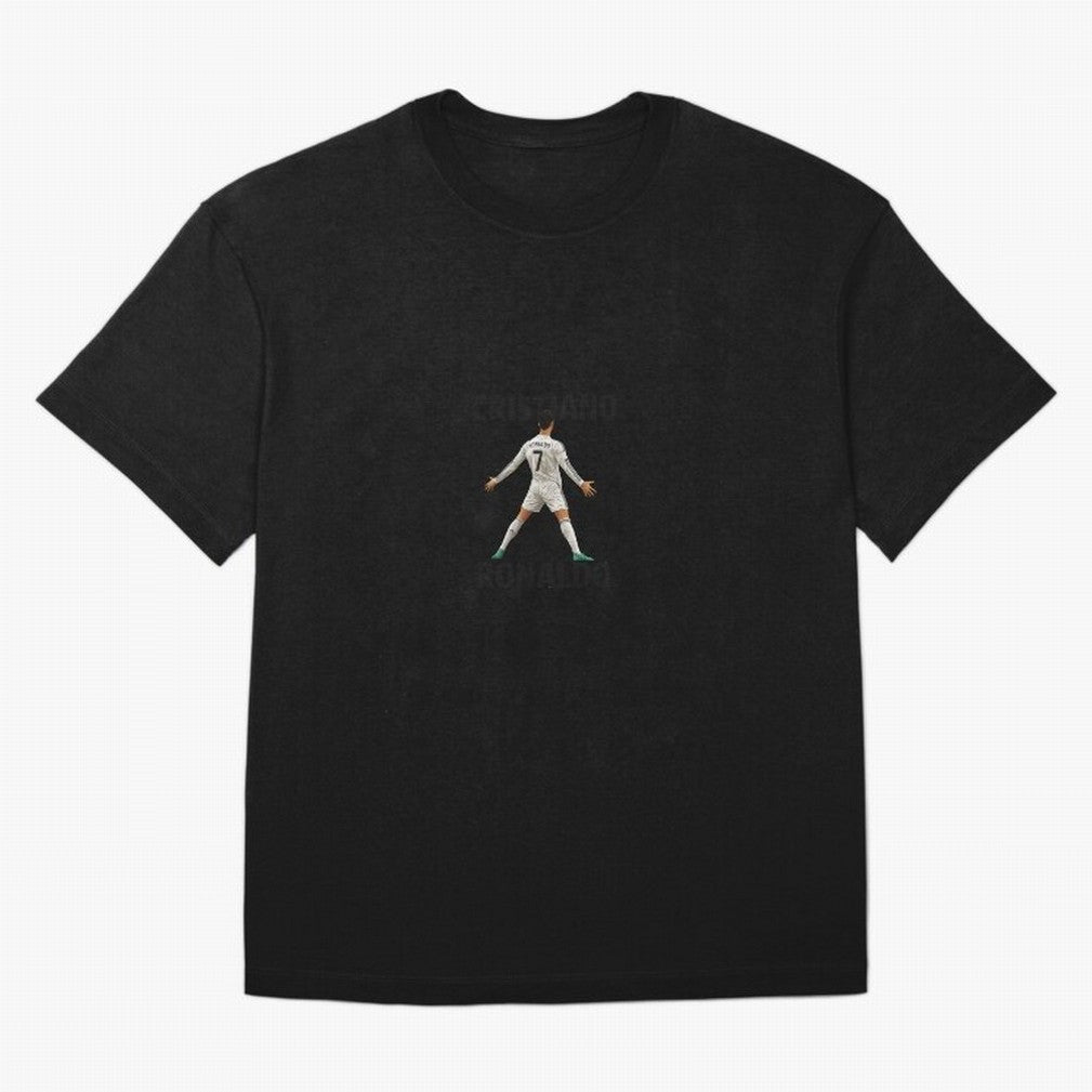 Cristiano Ronaldo ¨C Iconic Celebration Pose | Football Art Oversized T-Shirt Celebrate Global Passion for FIFA World Cup 2026 USA Canada Mexico Highlighting Haaland, England and Germany Energy, Soccer Culture, Superstar Moments, National Team
