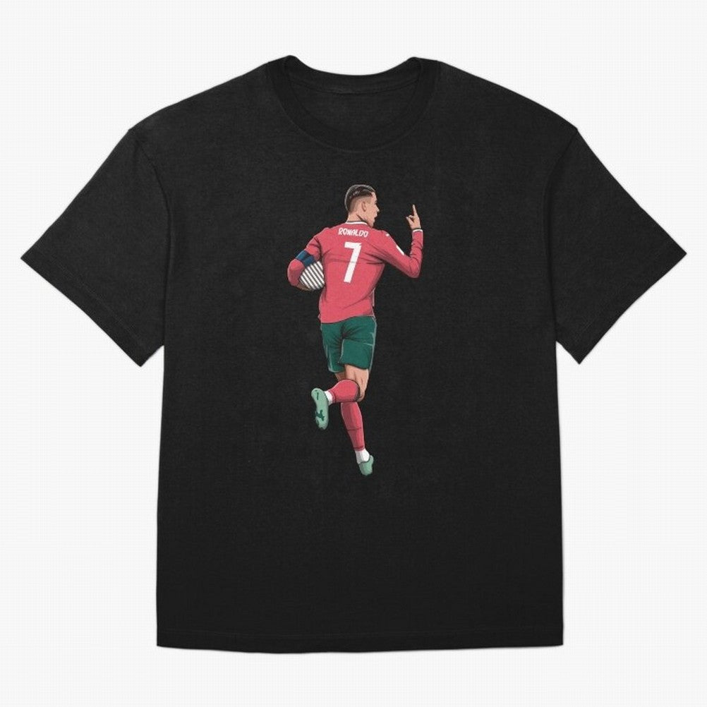 Cristiano Ronaldo Oversized T-Shirt Join Supporters Worldwide for Match Day Hype around FIFA World Cup 2026 USA Canada Mexico, Mbappe and Neymar, Argentina and Brazil, Vintage Soccer Flavor, Modern Football Stars, National Flags and Final Night