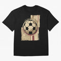 Soccer ball Oversized T-Shirt Show Championship Spirit for FIFA World Cup 2026 USA Canada Mexico Spirit, Centered on Argentina and Brazil, Messi, Neymar and Mbappe, Soccer Culture, Superstar Moments, National Team Dreams and Competitive Fire;