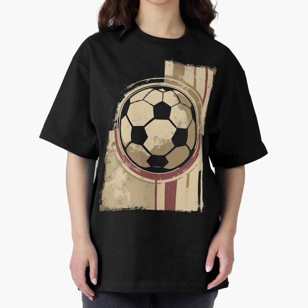 Soccer ball Oversized T-Shirt Show Championship Spirit for FIFA World Cup 2026 USA Canada Mexico Spirit, Centered on Argentina and Brazil, Messi, Neymar and Mbappe, Soccer Culture, Superstar Moments, National Team Dreams and Competitive Fire;