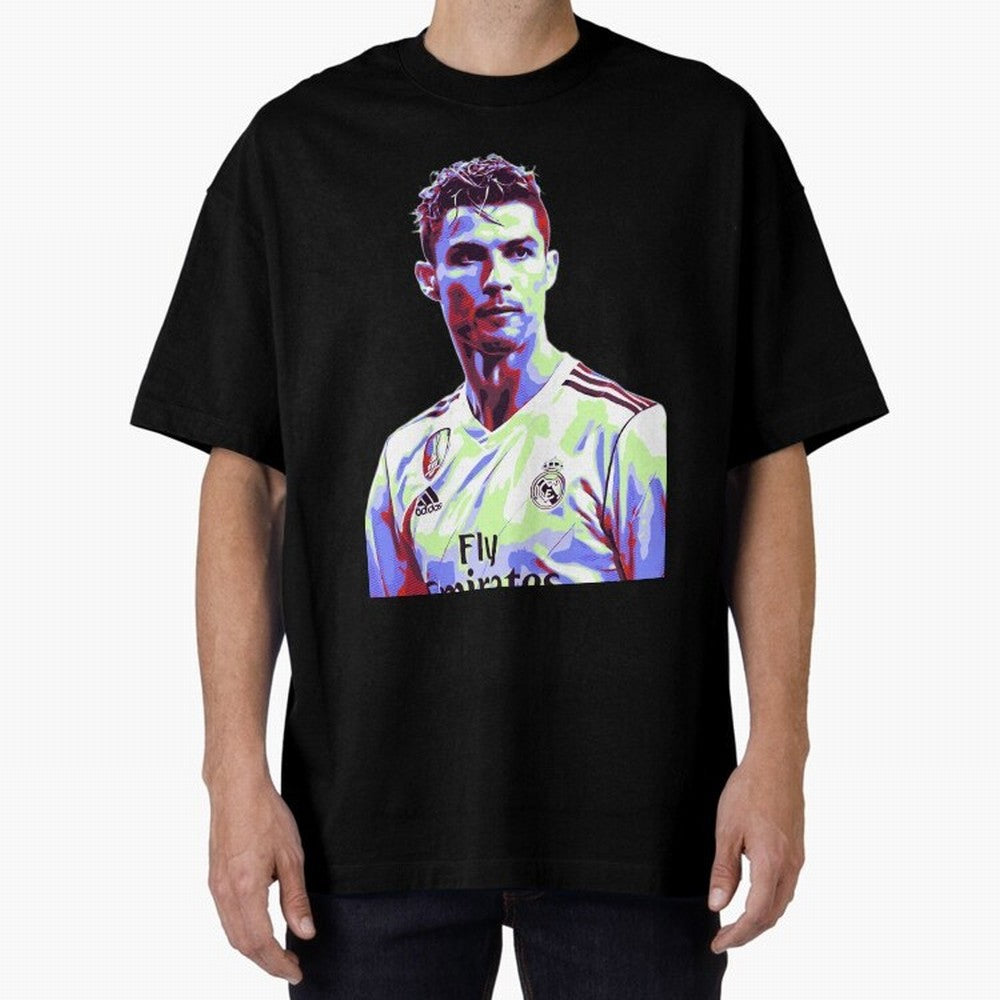 Ronaldo - retro Oversized T-Shirt Live the Energy of Match Day Hype around FIFA World Cup 2026 Group Stage, Messi, Neymar and Mbappe, Argentina and Brazil, Sports Nostalgia, International Competition, Famous Players and Unforgettable Victories;