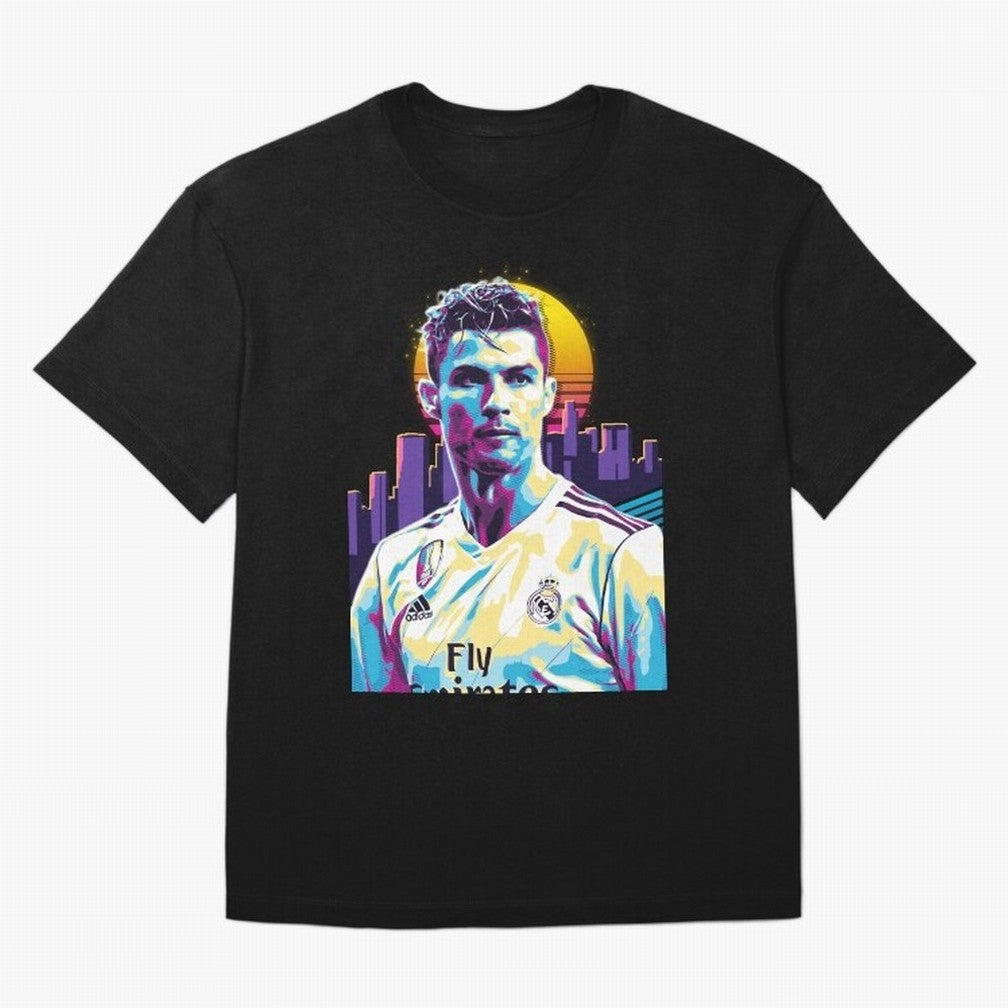 Christiano Ronaldo retro Oversized T-Shirt Feel the Heartbeat of FIFA World Cup 2026 Group Stage for Fans of Neymar and Spain and Netherlands, Bringing Worldwide Fan Energy, Dramatic Goals, Stadium Lights and Championship Celebrations; Great for