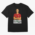 Cristiano Ronaldo Oversized T-Shirt Unlock FIFA World Cup 2026 USA Canada Mexico Made for CR7 and Messi, England, France and Netherlands Energy, Football Festival Excitement, Trophy Ambitions, Country Rivalries and Star Player Buzz; Made for