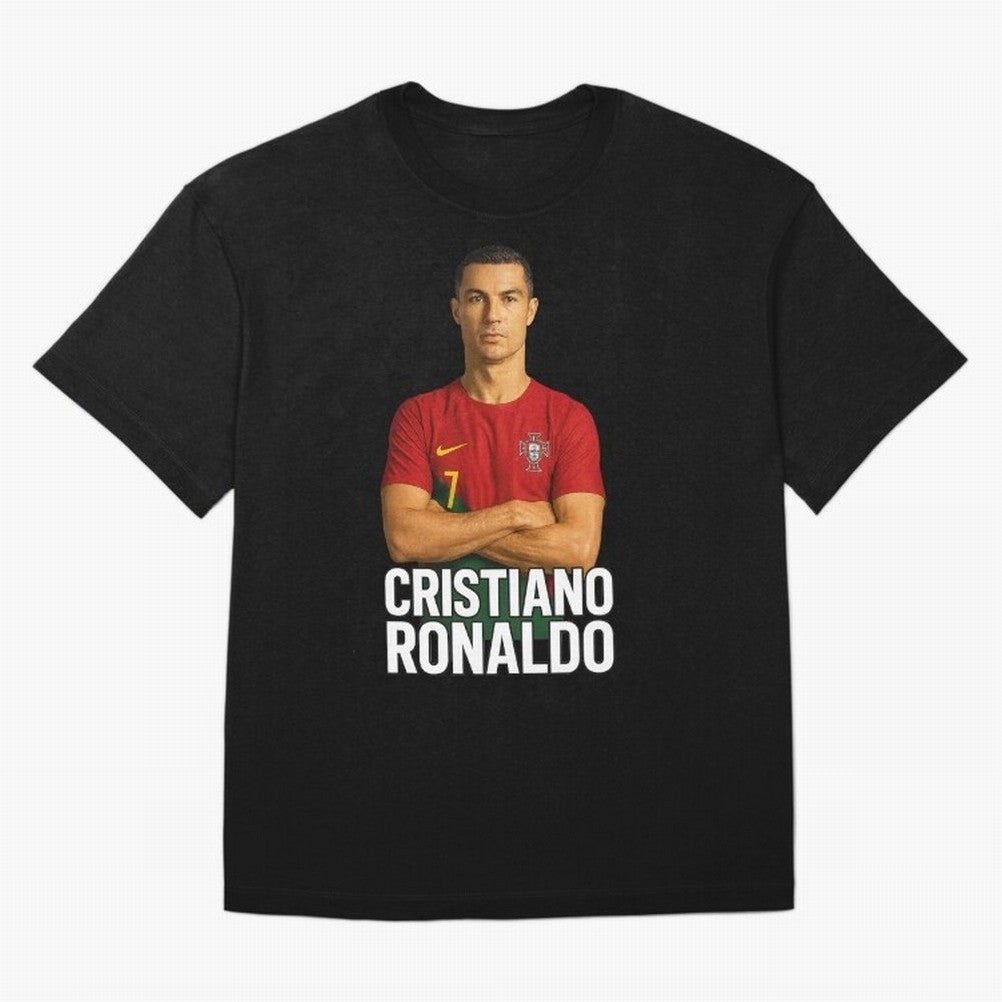 Cristiano Ronaldo Oversized T-Shirt Unlock FIFA World Cup 2026 USA Canada Mexico Made for CR7 and Messi, England, France and Netherlands Energy, Football Festival Excitement, Trophy Ambitions, Country Rivalries and Star Player Buzz; Made for