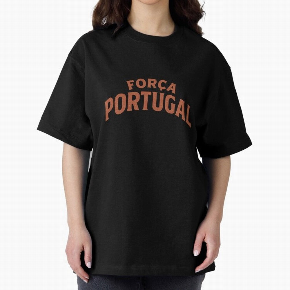 Vintage For?a Portugal Emblem ¨C Portuguese Football Fan Design Oversized T-Shirt Represent FIFA World Cup 2026 for Fans of CR7 and Messi and Portugal, Bringing Football Festival Excitement, Trophy Ambitions, Country Rivalries and Star Player Buzz;