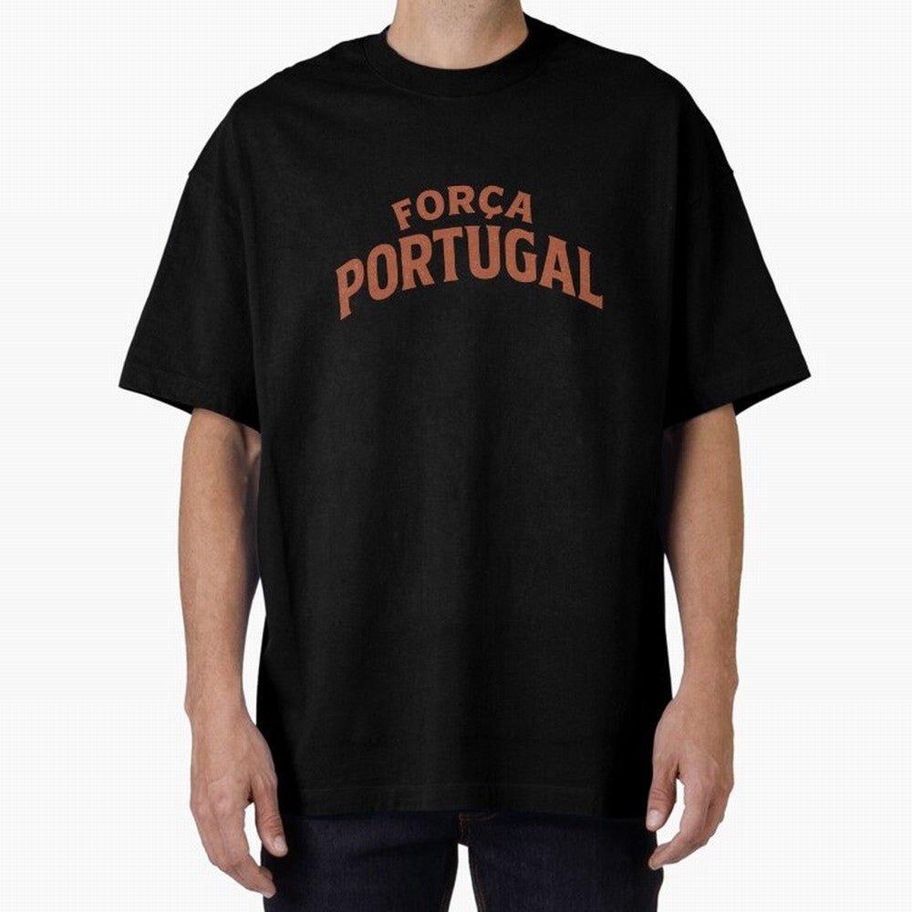 Vintage For?a Portugal Emblem ¨C Portuguese Football Fan Design Oversized T-Shirt Represent FIFA World Cup 2026 for Fans of CR7 and Messi and Portugal, Bringing Football Festival Excitement, Trophy Ambitions, Country Rivalries and Star Player Buzz;