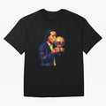 Ronaldinho Wpap Art Oversized T-Shirt Represent Football Lovers during Global Football Passion for FIFA World Cup 2026, Built around Mbappe, France and Portugal, Fan Favorite Moments, National Team Passion, Big Match Drama and Soccer History; Great
