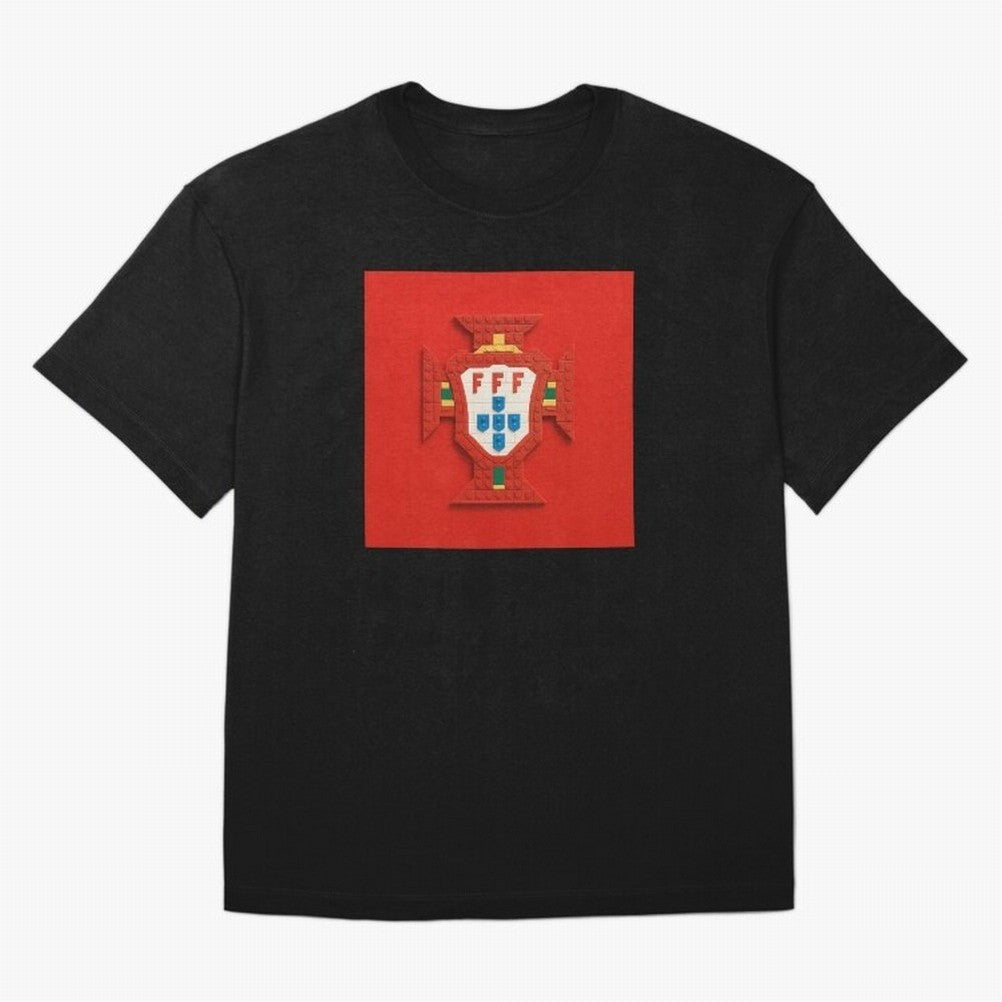 Portugal Blocks Oversized T-Shirt Honor the FIFA World Cup 2026 Journey through Haaland Highlights, England, France and Netherlands Pride, Football Passion, Legendary Performances, Festival Vibes and Supporter Community; Ideal for Passionate Fans