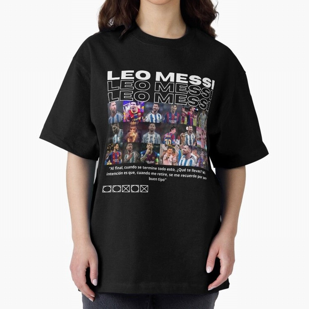 Leo Messi design Oversized T-Shirt Celebrate Football Dreams Across Global Football Passion for FIFA World Cup 2026 USA Canada Mexico, Filled with Messi, Neymar and Mbappe, Germany, Football Festival Excitement, Trophy Ambitions, Country Rivalries