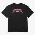 Manchester United Metal Font Oversized T-Shirt Follow the Road to the FIFA World Cup 2026 USA Canada Mexico Journey through Messi, Neymar and Mbappe Highlights, England, France and Netherlands Pride, Vintage Soccer Flavor, Modern Football Stars,