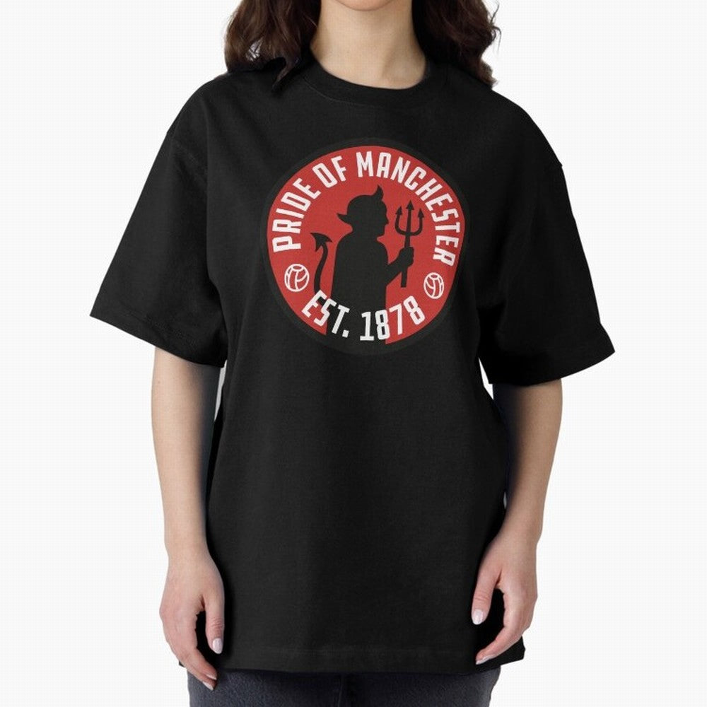 Pride of Manchester United Oversized T-Shirt Turn Football Passion into FIFA World Cup 2026 Spirit, Driven by England, Mbappe and Neymar, Soccer Culture, Superstar Moments, National Team Dreams and Competitive Fire; Perfect for People Who Love