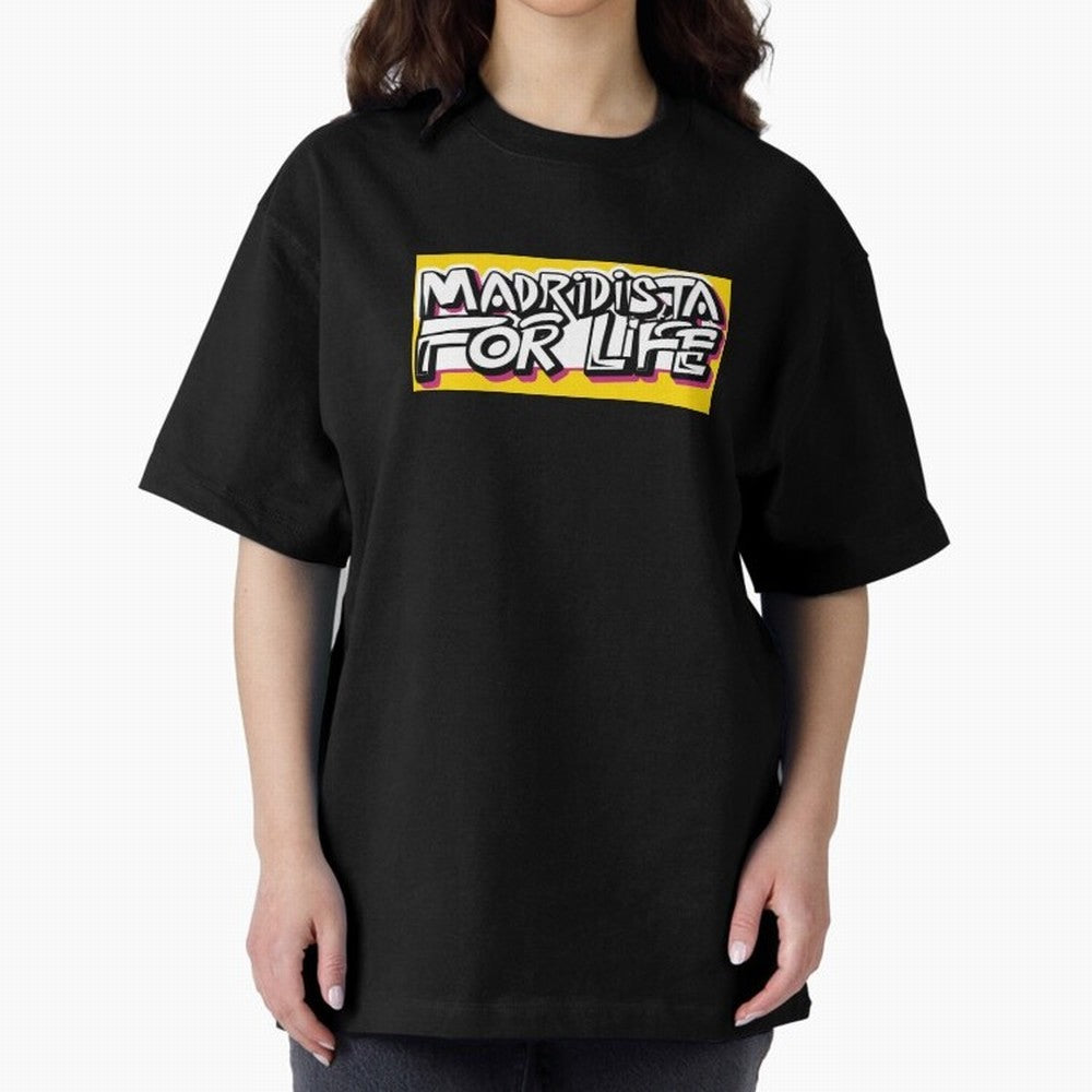 Madridista for Life Oversized T-Shirt Make Game Day About the FIFA World Cup 2026 Journey through Cristiano Ronaldo, Haaland and CR7 Highlights, England, France and Netherlands Pride, Champion Mindset, Group Stage Buzz, Knockout Tension and