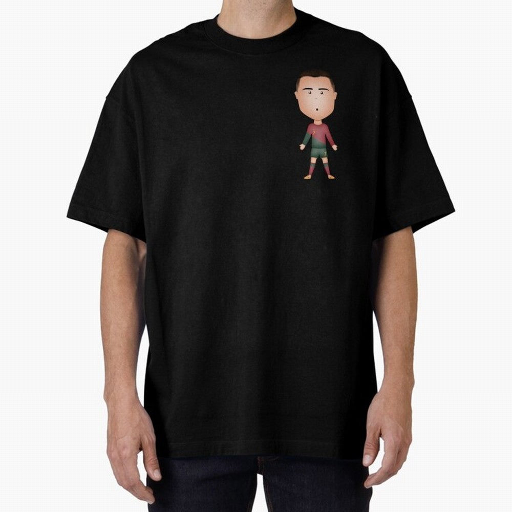 CR7 Oversized T-Shirt Celebrate Football Heritage in Global Football Passion for FIFA World Cup 2026 Group Stage, Connected to Haaland, England, France and Netherlands, Global Supporter Spirit, Legendary Goals, National Colors and Tournament