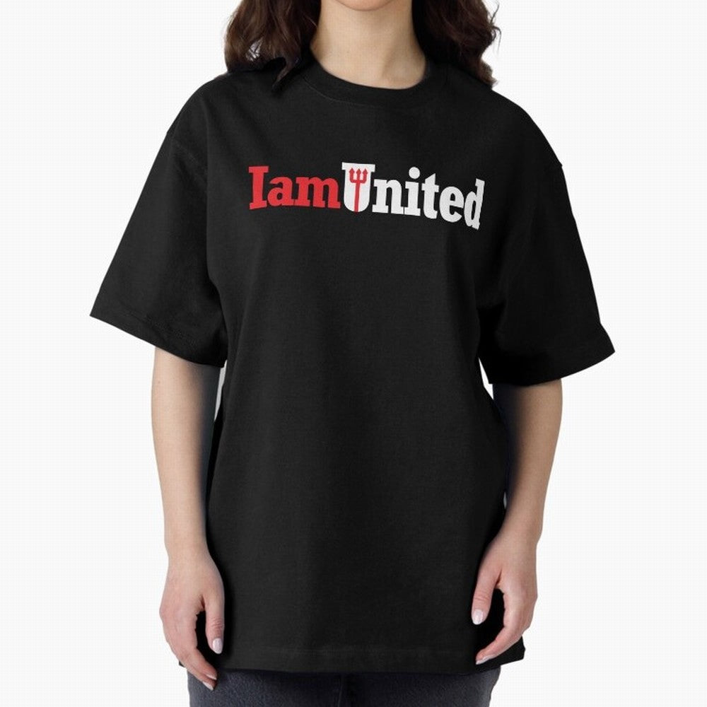 Manchester United I am United Oversized T-Shirt Bring International Match Energy to FIFA World Cup 2026 for Fans of Messi and Cristiano Ronaldo and England and Germany, Bringing Global Supporter Spirit, Legendary Goals, National Colors and