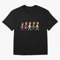 Ronaldo Evolution Sticker ¨C Cartoon Football Art from Sporting to Al-Nassr Oversized T-Shirt Show Up for the Glory of Global Football Passion for FIFA World Cup 2026 Group Stage, Filled with Messi, Neymar and Mbappe, Brazil, Portugal and