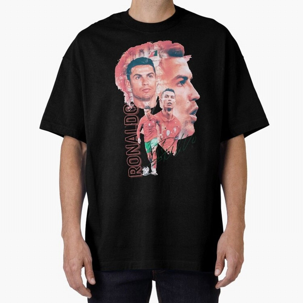Cristiano Ronaldo Design Oversized T-Shirt Feel the Trophy Chase of FIFA World Cup 2026 Group Stage Inspired by Neymar, Haaland and Cristiano Ronaldo, Netherlands Energy, Soccer Culture, Superstar Moments, National Team Dreams and Competitive Fire;