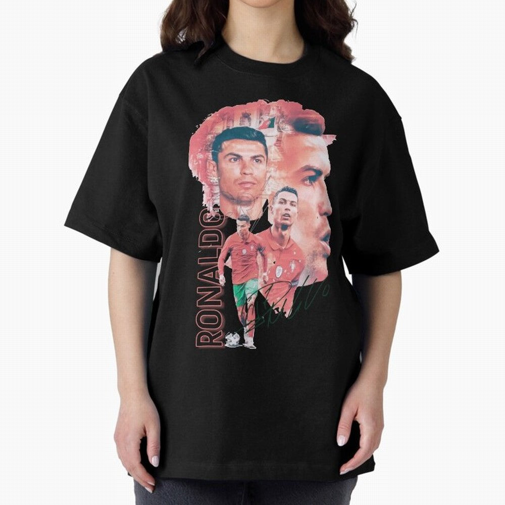 Cristiano Ronaldo Design Oversized T-Shirt Feel the Trophy Chase of FIFA World Cup 2026 Group Stage Inspired by Neymar, Haaland and Cristiano Ronaldo, Netherlands Energy, Soccer Culture, Superstar Moments, National Team Dreams and Competitive Fire;