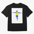 Cristiano Ronaldo Al Nassr Football Oversized T-Shirt Carry the Dream of Match Day Hype around FIFA World Cup 2026 Group Stage, Haaland and Mbappe, Spain and Netherlands, Classic Soccer Heritage, Championship Pressure, Fan Loyalty and International