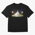 Cristiano Ronaldo Celebration Scene Oversized T-Shirt Capture Stadium Memories from Global Football Passion for FIFA World Cup 2026 Group Stage, Capturing Haaland and Mbappe, Brazil, Portugal and Argentina, Vintage Soccer Flavor, Modern Football