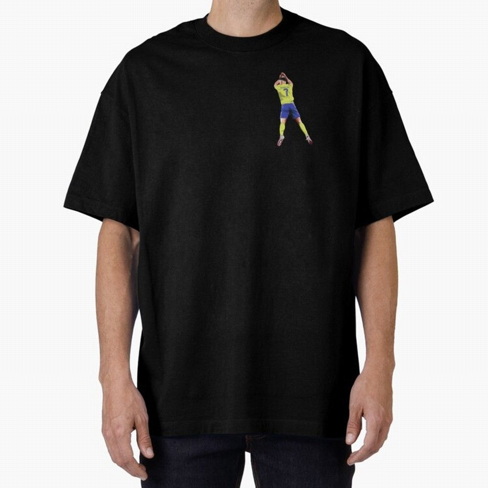 cristiano ronaldo Oversized T-Shirt Share the Excitement of FIFA World Cup 2026 USA Canada Mexico Spirit, Filled with Argentina, Mbappe and Neymar, Retro Football Energy, Iconic Rivalries, Trophy Chase Drama and Stadium Atmosphere; Ideal for