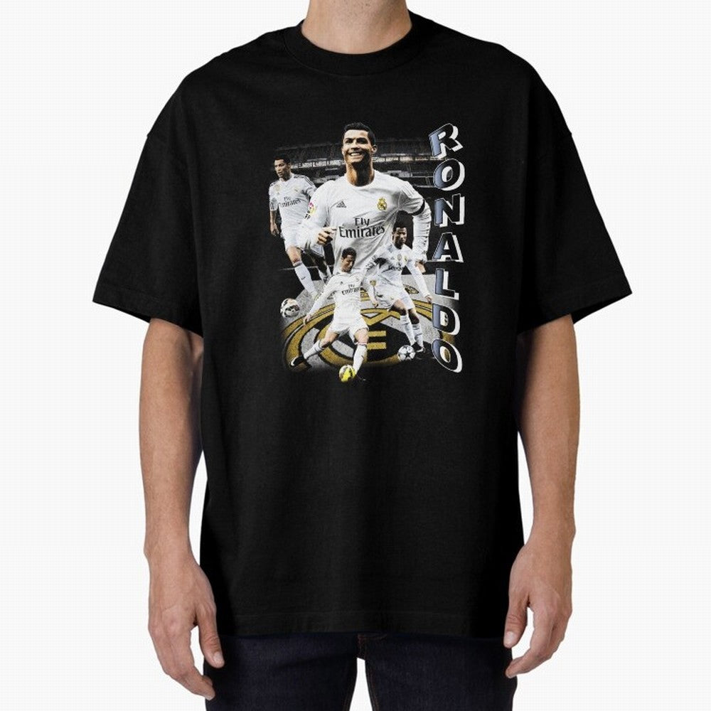Cristiano Ronaldo Vintage Oversized T-Shirt Show Fan Pride Across FIFA World Cup 2026 USA Canada Mexico Driven by Neymar, Portugal, Spain and Germany Energy, Stadium Chants, National Pride, Trophy Dreams and Unforgettable Football Memories; Perfect