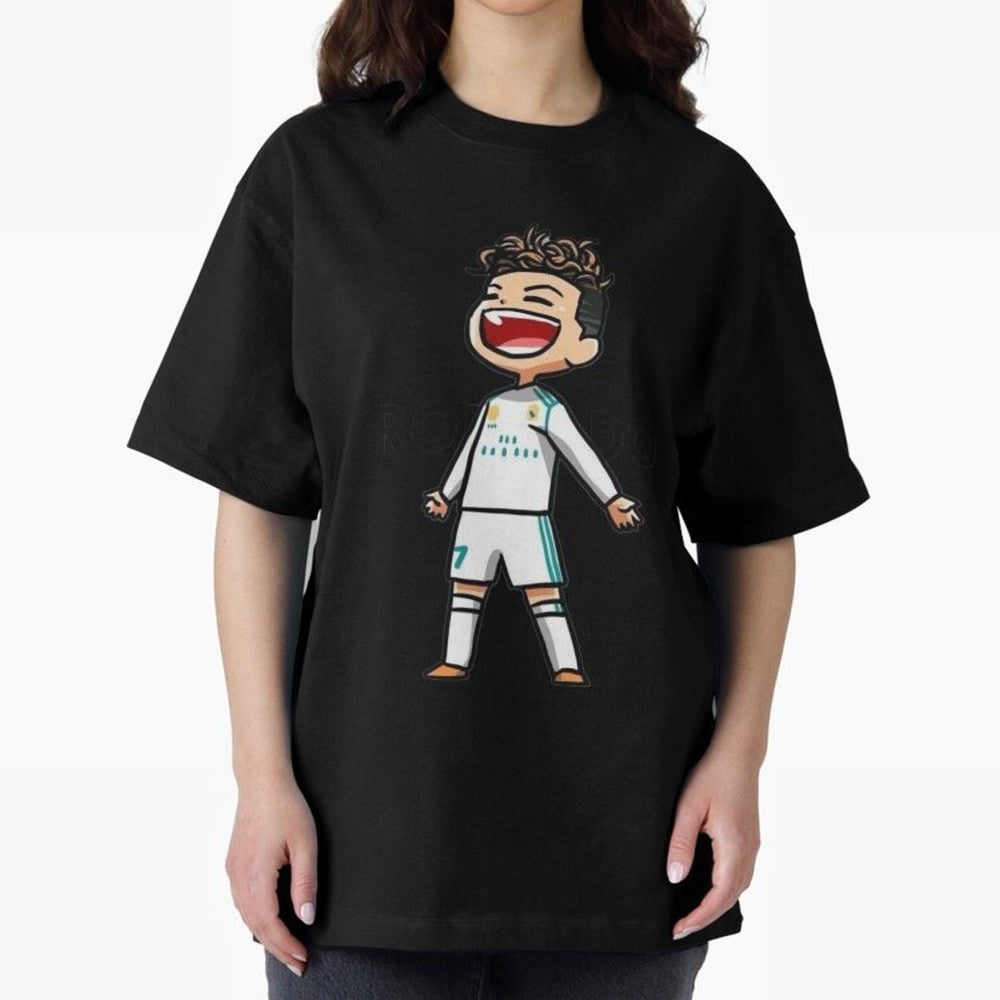 RONALDO Oversized T-Shirt Bring a Vintage Feel to FIFA World Cup 2026 Group Stage with Messi, CR7 and Mbappe, England, France and Netherlands Energy, Match Day Excitement, Supporter Culture, Golden Goals and Global Football Passion; Great for