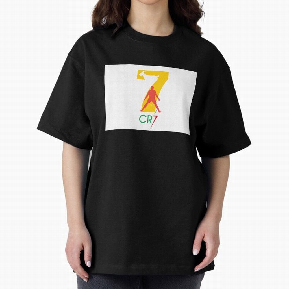 Ronaldo GOAT Oversized T-Shirt Spotlight Match Day Hype around FIFA World Cup 2026, Neymar, Haaland and Cristiano Ronaldo, Germany, Classic Soccer Heritage, Championship Pressure, Fan Loyalty and International Pride; Built for Supporters Chasing