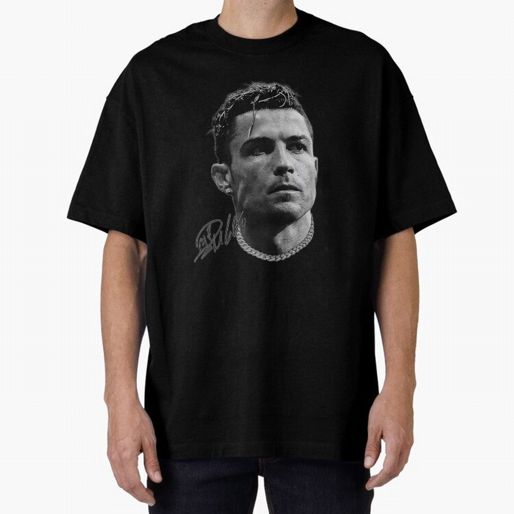 Cristiano Ronaldo Vintage Tshirt Oversized T-Shirt Celebrate Supporters United by FIFA World Cup 2026 Spirit, Featuring Spain and Netherlands, Neymar, Haaland and Cristiano Ronaldo, Goal Celebration Energy, Supporter Heritage, Football Icons and