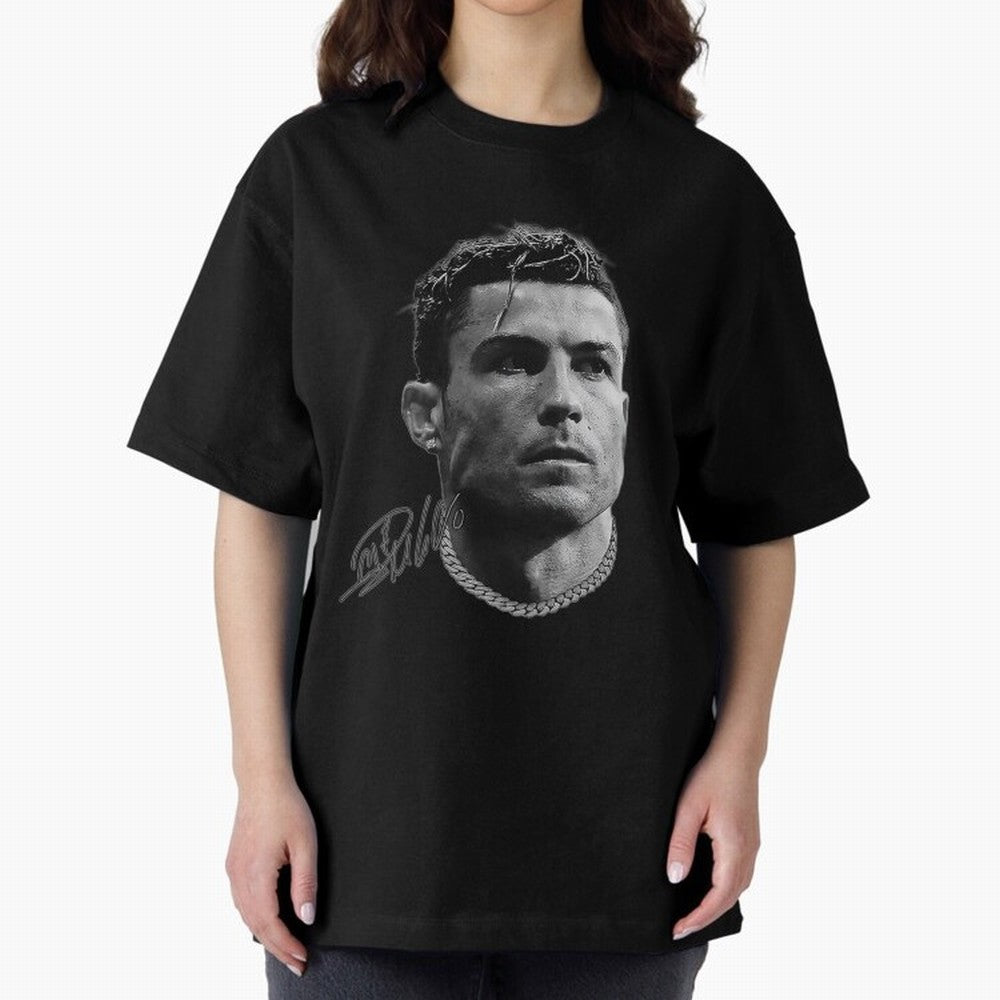 Cristiano Ronaldo Vintage Tshirt Oversized T-Shirt Celebrate Supporters United by FIFA World Cup 2026 Spirit, Featuring Spain and Netherlands, Neymar, Haaland and Cristiano Ronaldo, Goal Celebration Energy, Supporter Heritage, Football Icons and
