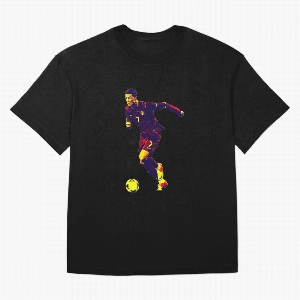 Cristianno Ronaldo Oversized T-Shirt Keep the Match Day Mood of FIFA World Cup 2026 USA Canada Mexico for Fans of Haaland and Brazil, Portugal and Argentina, Bringing Match Day Excitement, Supporter Culture, Golden Goals and Global Football