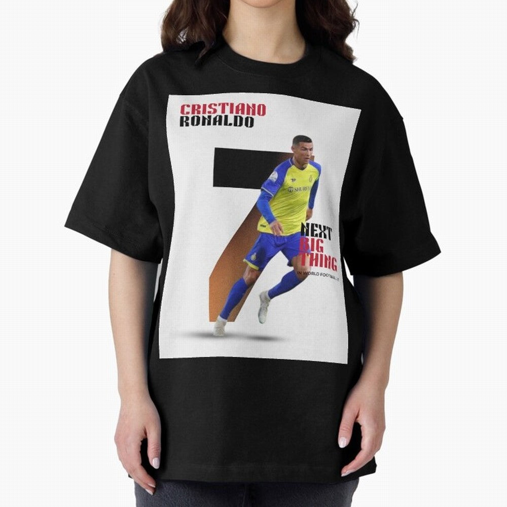 Cristiano Ronaldo (CR7) Oversized T-Shirt Follow Every Goal of Match Day Hype around FIFA World Cup 2026 USA Canada Mexico, CR7 and Messi, England and Germany, Worldwide Fan Energy, Dramatic Goals, Stadium Lights and Championship Celebrations;