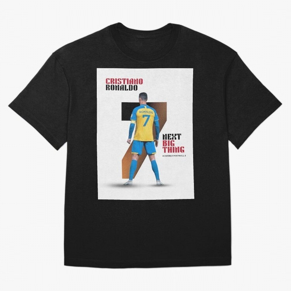 Cristiano Ronaldo Oversized T-Shirt Join the Countdown to the FIFA World Cup 2026 Journey through Haaland and Mbappe Highlights, Spain Pride, Supporter Pride, Iconic Celebrations, Legendary Names and Global Match Day Energy; Created for Match Day