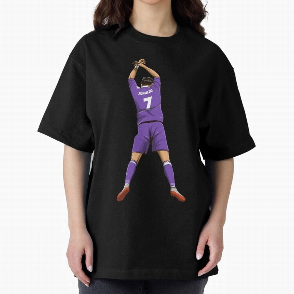 Cristiano Ronaldo Oversized T-Shirt Treasure FIFA World Cup 2026 Inspired by Haaland, Argentina, France and Brazil Energy, Stadium Chants, National Pride, Trophy Dreams and Unforgettable Football Memories; Great for Supporters Who Love Legendary