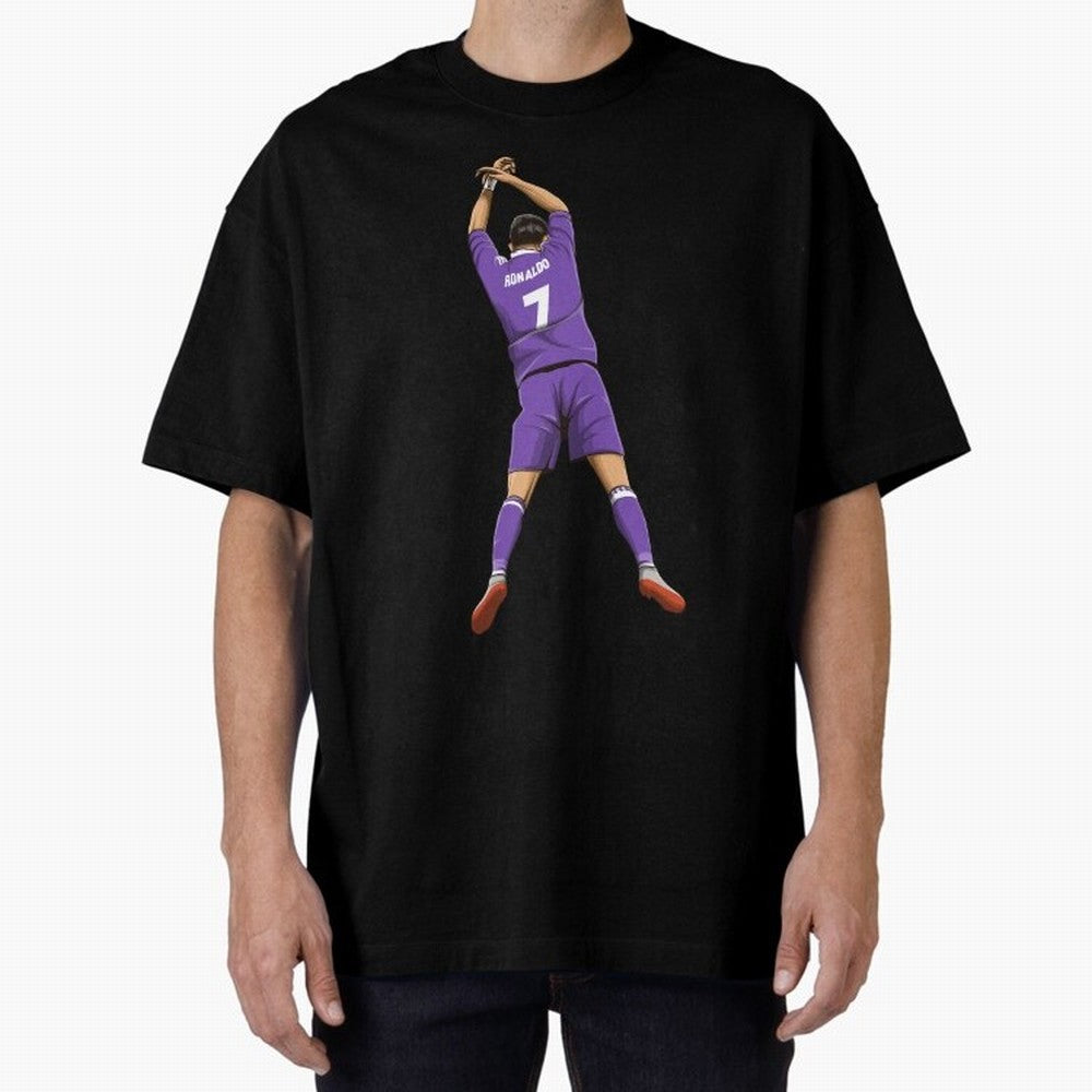Cristiano Ronaldo Oversized T-Shirt Treasure FIFA World Cup 2026 Inspired by Haaland, Argentina, France and Brazil Energy, Stadium Chants, National Pride, Trophy Dreams and Unforgettable Football Memories; Great for Supporters Who Love Legendary