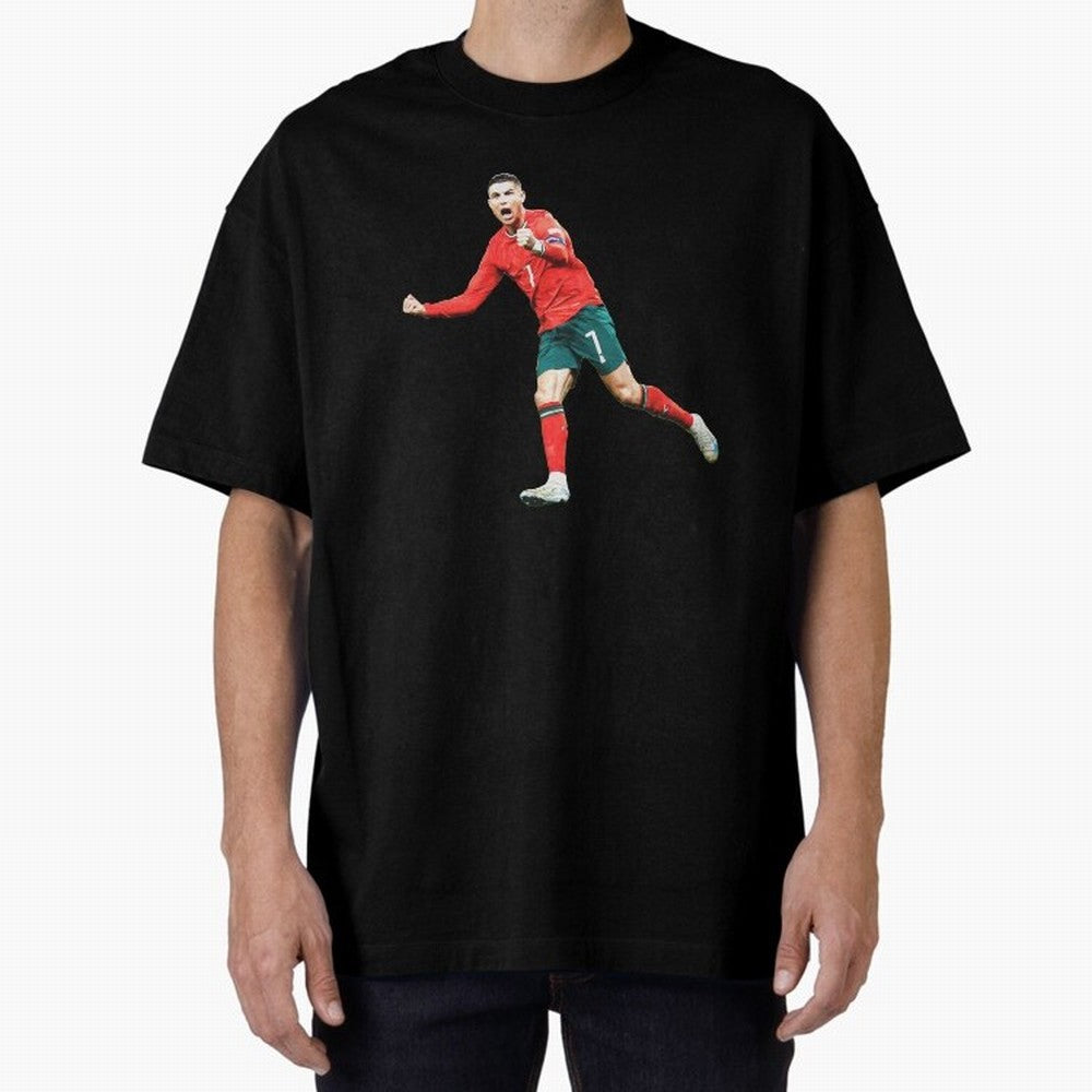 Cristiano Ronaldo Oversized T-Shirt Make the Season About the FIFA World Cup 2026 USA Canada Mexico Journey through Messi Highlights, England Pride, Match Day Excitement, Supporter Culture, Golden Goals and Global Football Passion; Made for Die