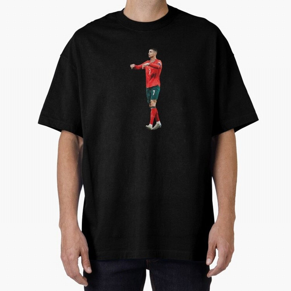 Cristiano Ronaldo siuuuuuu Oversized T-Shirt Build FIFA World Cup 2026 USA Canada Mexico for Fans of Mbappe and Neymar and Portugal, Spain and Germany, Bringing Soccer Culture, Superstar Moments, National Team Dreams and Competitive Fire; Made for